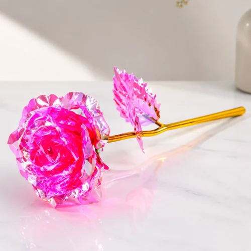 Toptan pembe sonsuzluk gülü dekoratif hediye ürünü