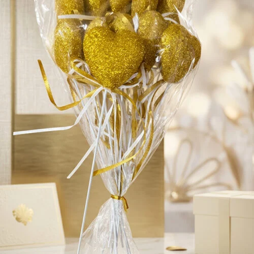 Toptan Simli Gold Çubuk Kalp