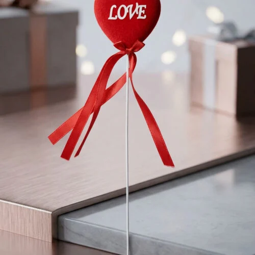 Toptan Kırmızı Çubuk Kalp Love Adet
