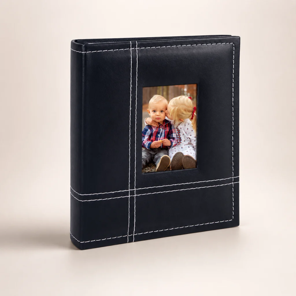 Toptan 200’lük Deri Fotoğraf Albümü 10x15 cm siyah
