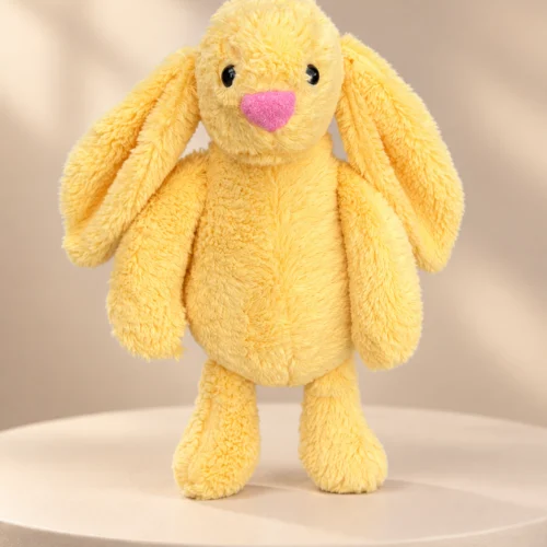 Sarı peluş tavşan 45 cm önden görünüm