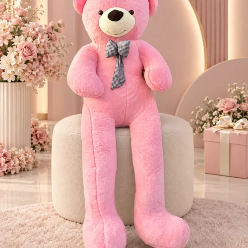 160 cm pembe peluş ayıcık büyük boy ürün görünümü
