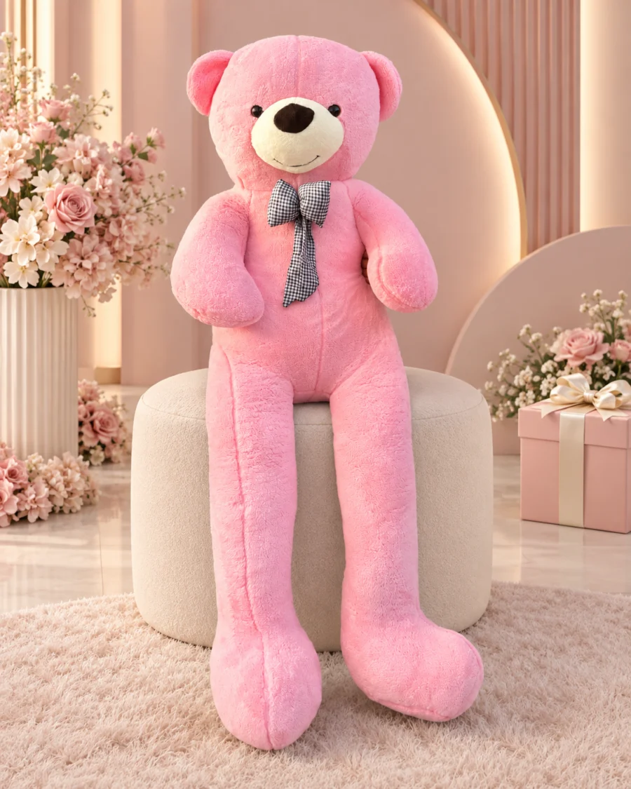 160 cm pembe peluş ayıcık büyük boy ürün görünümü