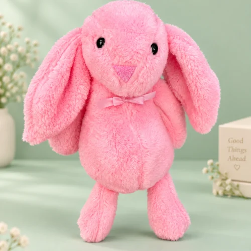 Toptan pembe peluş tavşan ürün görseli